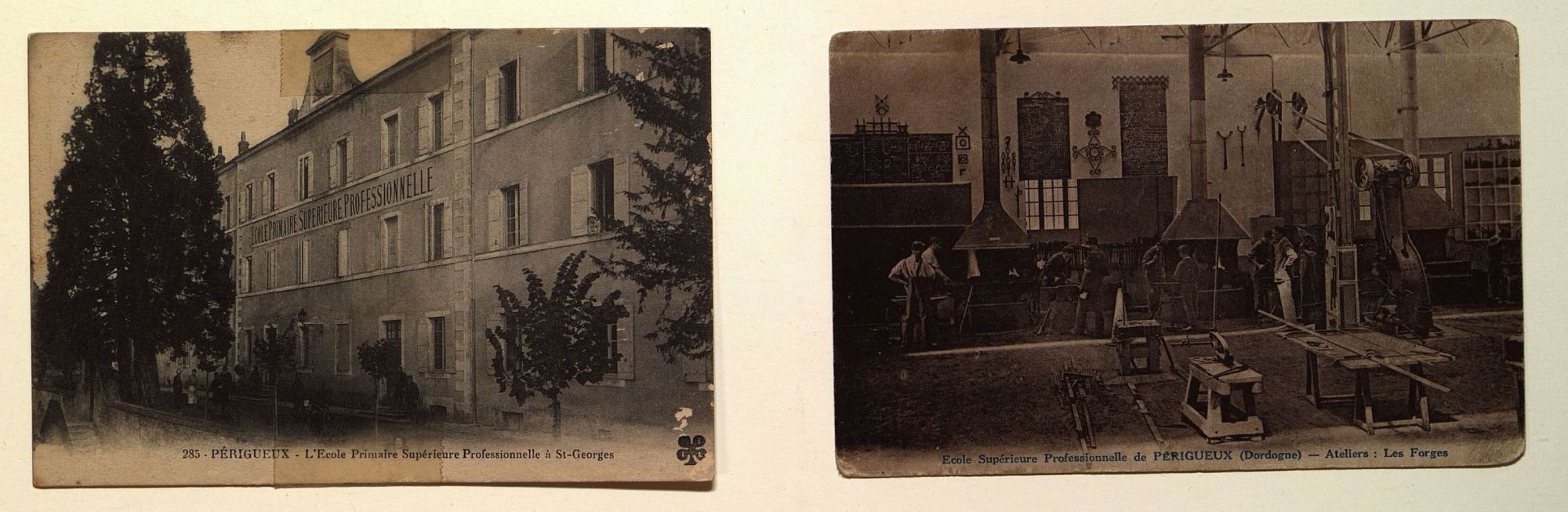 L'École primaire supérieure professionnelle à Saint-Georges.
