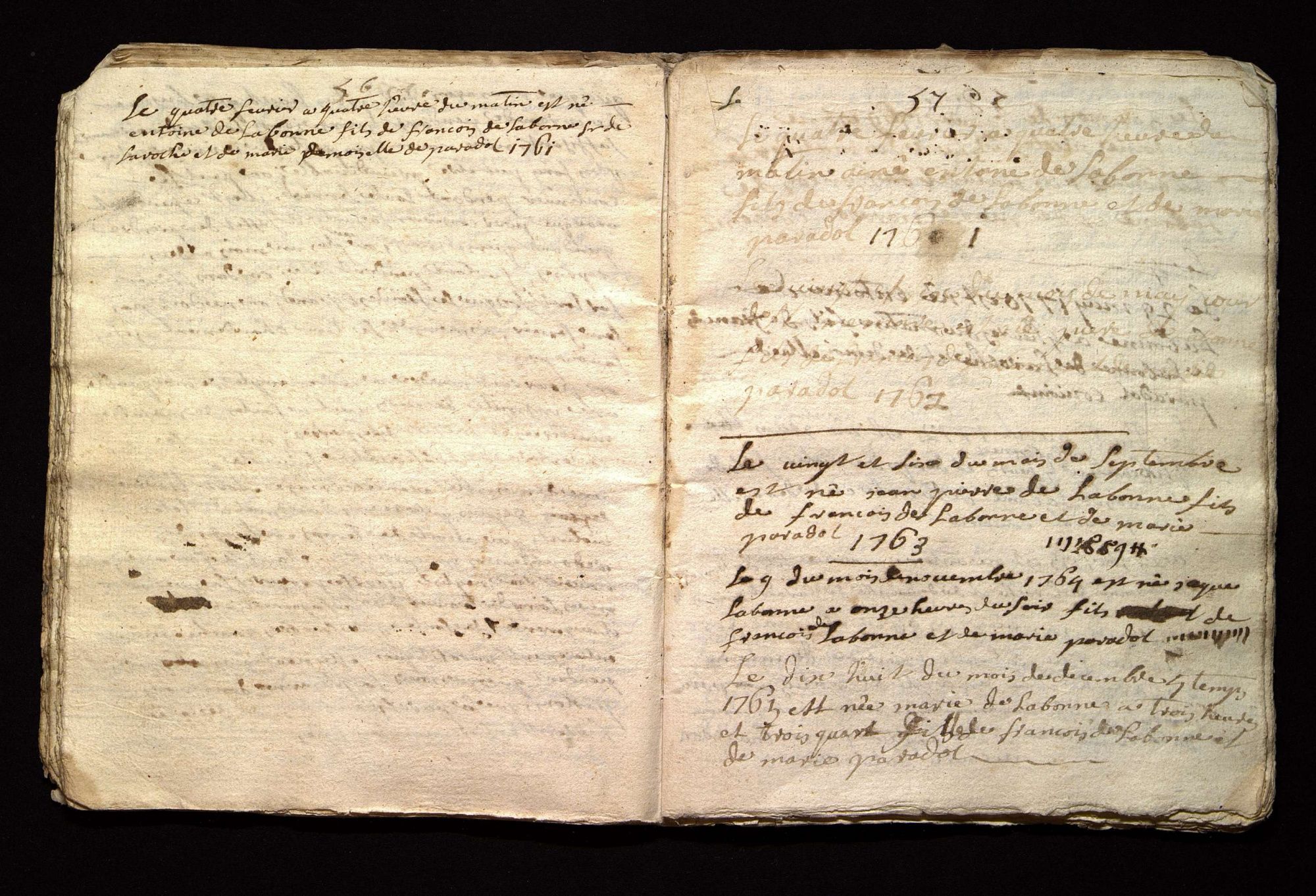 Tisane rafraichissante de Mr de Sainte-Catherine (XVIIIe s.), dans le livre de raison de la famille de Labonne (1726-1819).