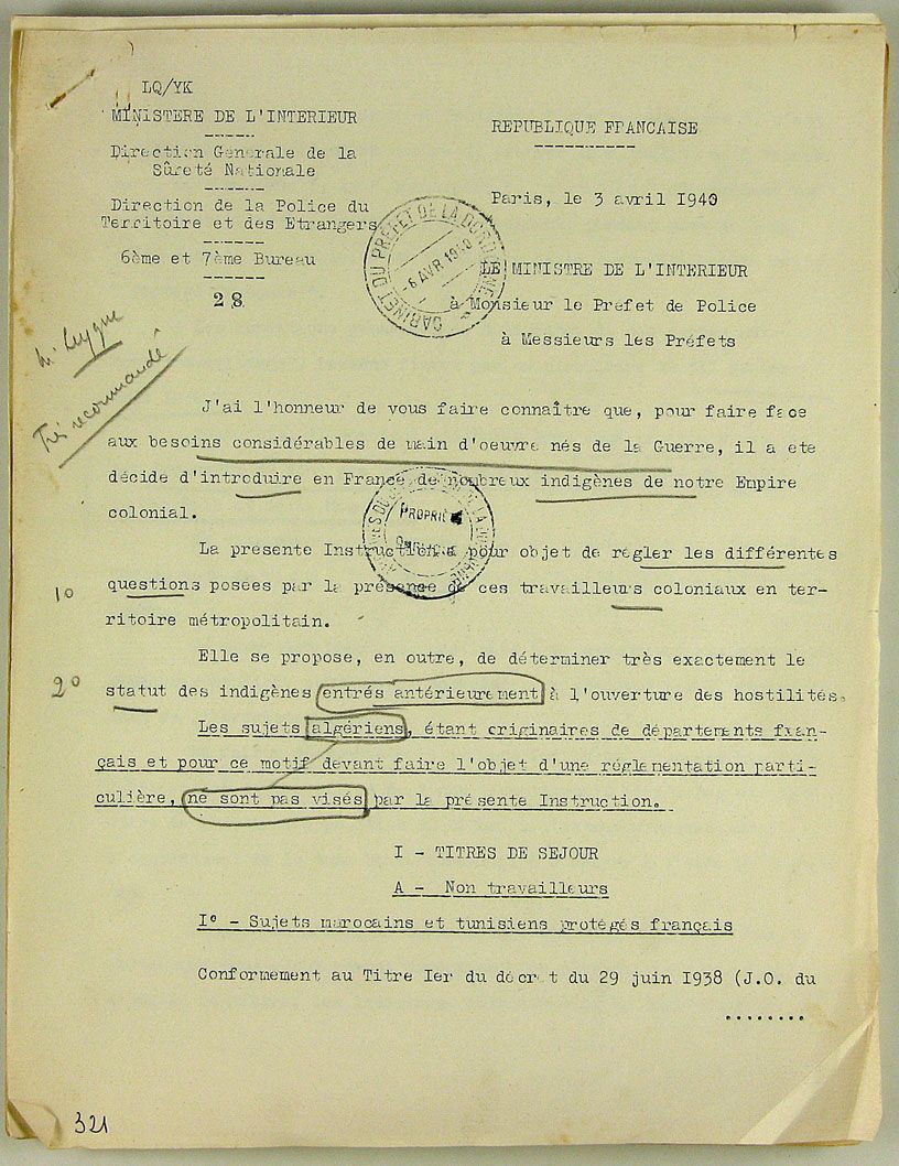 Instruction ministérielle