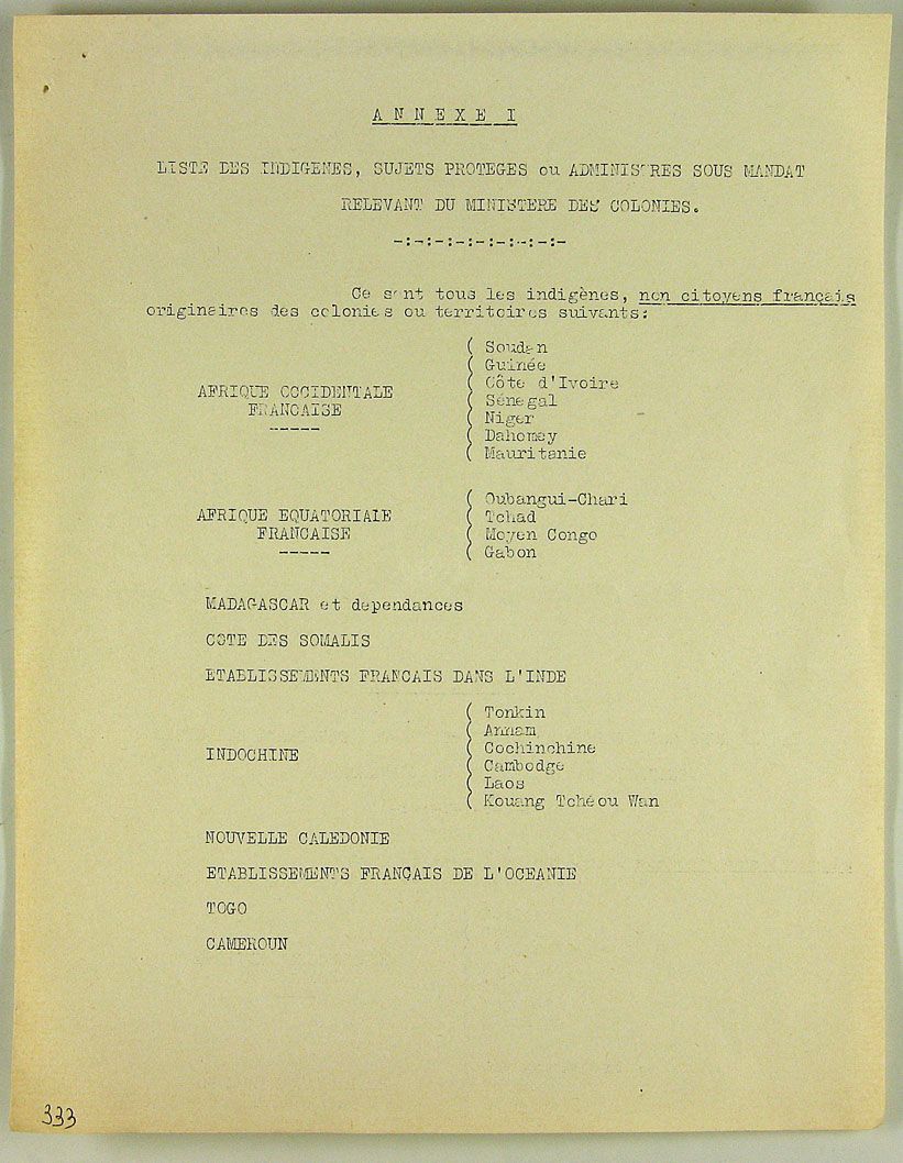 Instruction ministérielle