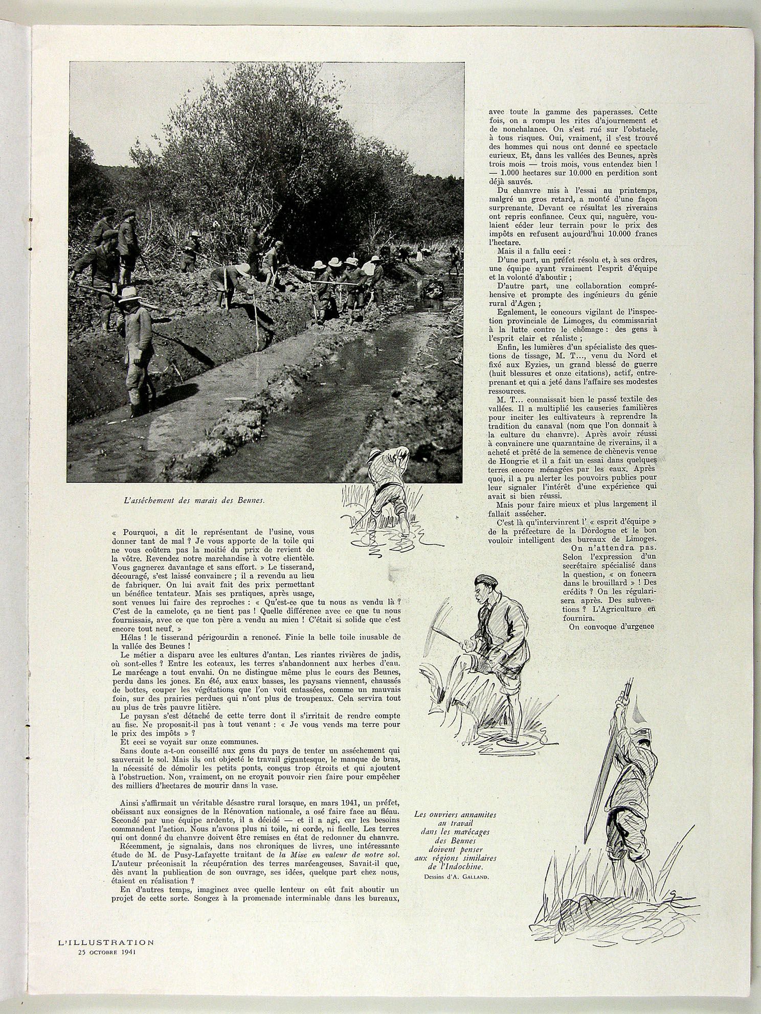 Albéric Cahuet, " Refaisons des terres avec des marais. Ce que l'on voit dans la vallée des Beunes "