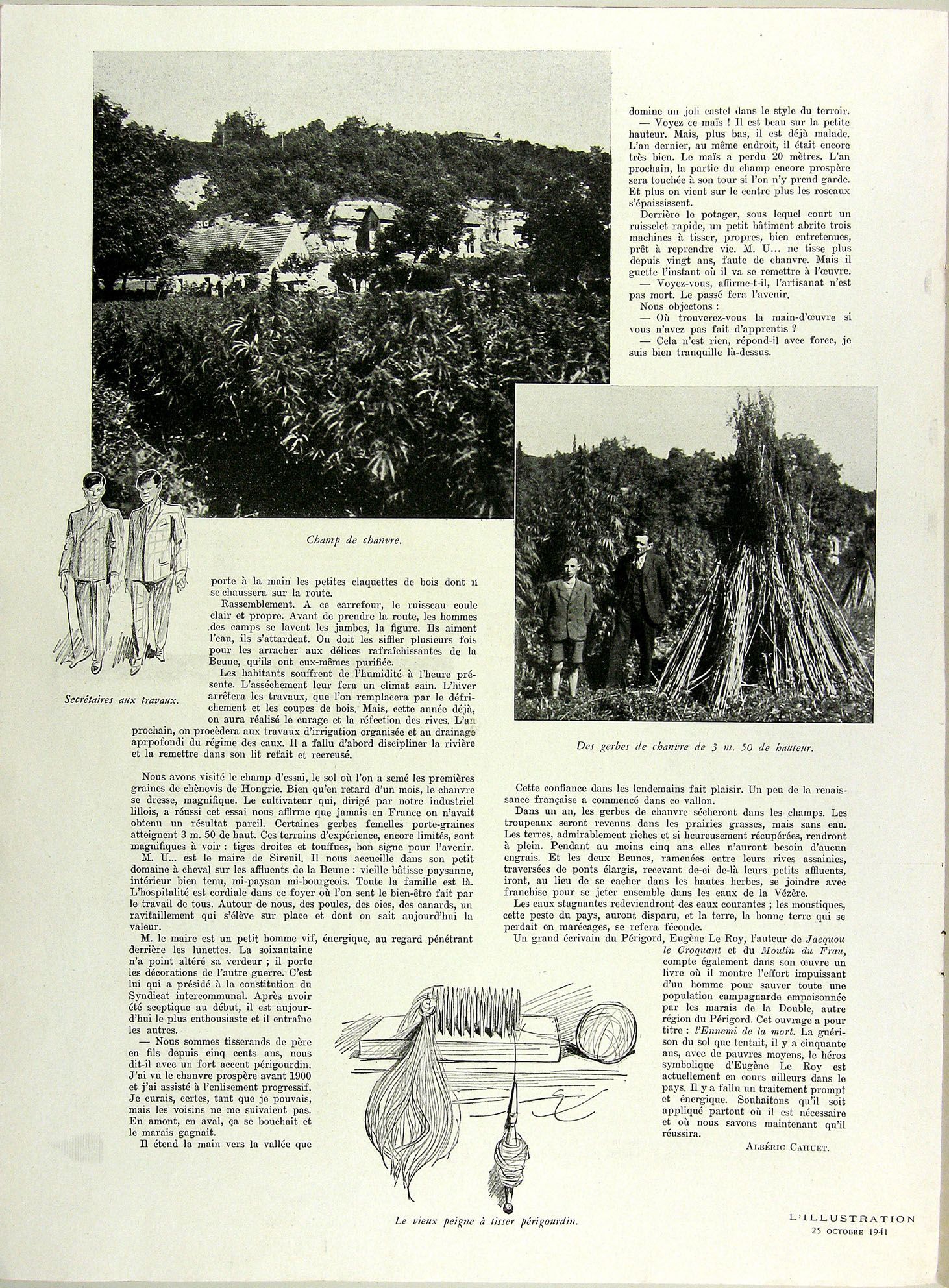 Albéric Cahuet, " Refaisons des terres avec des marais. Ce que l'on voit dans la vallée des Beunes "