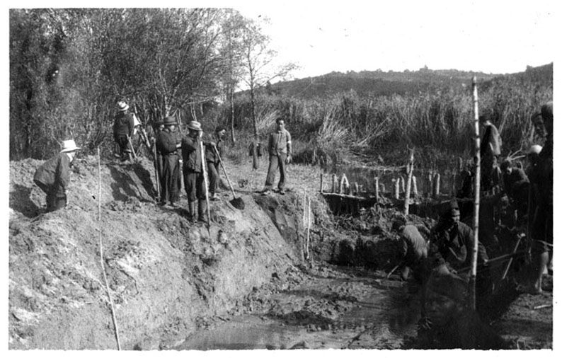 Reportage photographique de la visite du chantier des Beunes par le préfet Labarthe