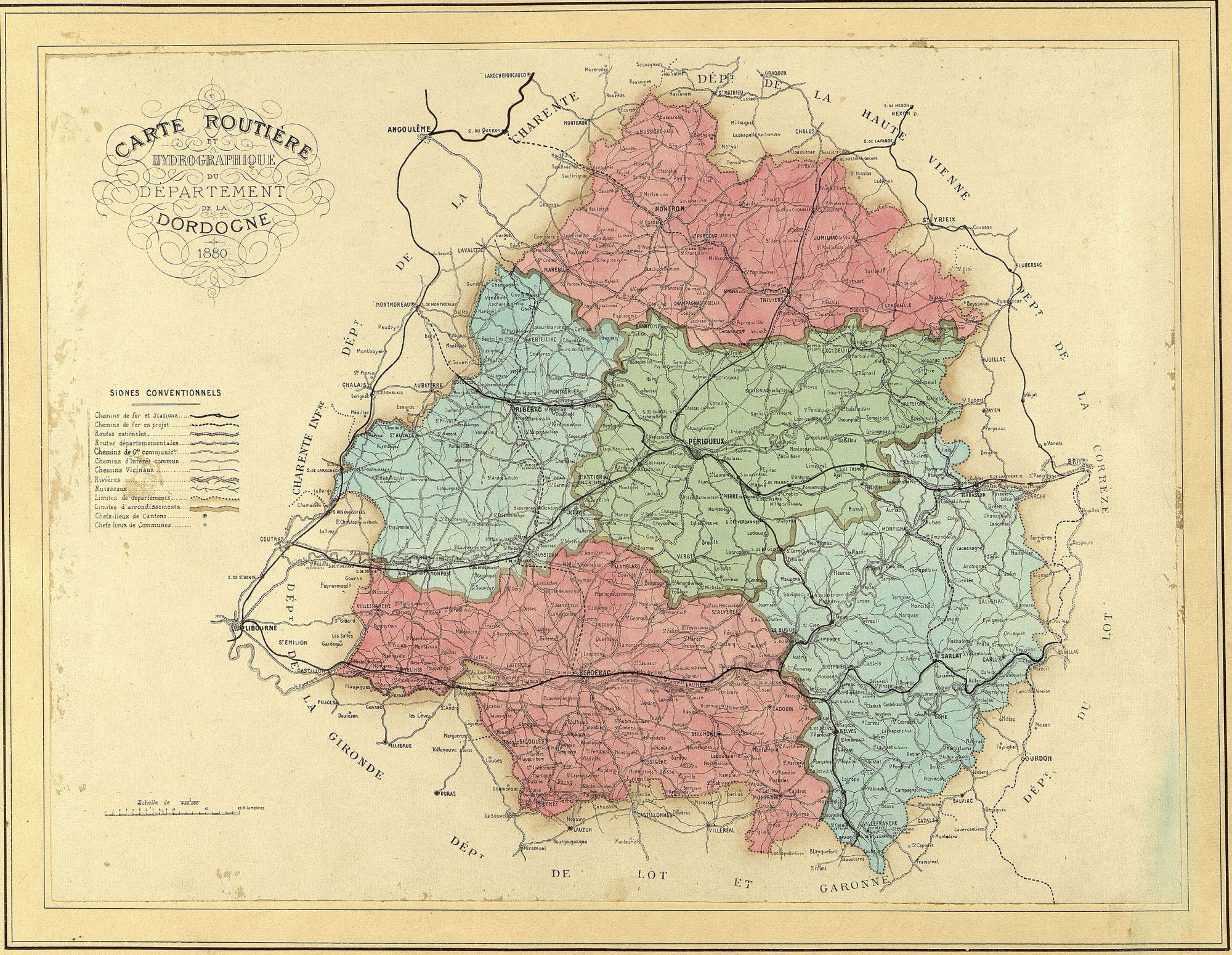 Les lieux : Vendoire et ses environs  -  I